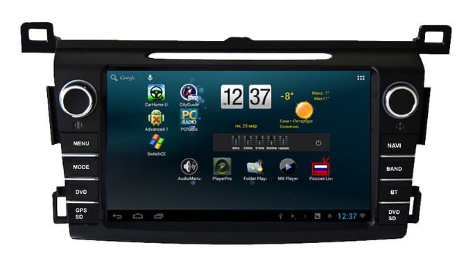 Штатний головний пристрій для Toyota Rav4 2013+ на Android 4.2 RedPower 15017 CarPad 2_РОЗПРОДАЖ