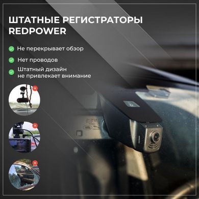 Двухканальный штатный видеорегистратор Redpower DVR-TOY16-G DUAL для Toyota Corolla Cross 2022+