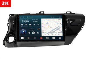 Штатна магнітола з екраном 2K для Toyota Hilux 2015+ на Android 10 RedPower 71186 Slim 2K