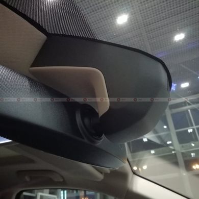 Штатный Wi-Fi Full HD видеорегистратор скрытой установки для Volkswagen Touareg 3 в коробе (кожухе) зеркала заднего вида от Redpower DVR-VT2-N