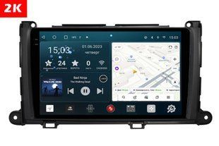 Штатна магнітола з 2K екраном для Toyota Sienna 3-покоління XL30 (01.2010-09.2014) на Android 10 RedPower 71170 Slim