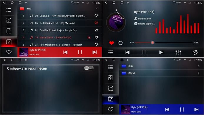 Штатная магнитола с 2K экраном для Toyota Fortuner (07.2015-н.в), Corolla (03.2016-01.2019), Sienna 3 на Android 10 RedPower 71070 Slim