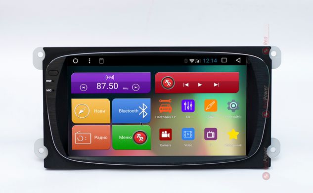 Штатна магнітола для Ford Mondeo, Focus, Galaxy, C-MAX на Android 7.1.1 RedPower 31003 IPS DSP, колір чорний